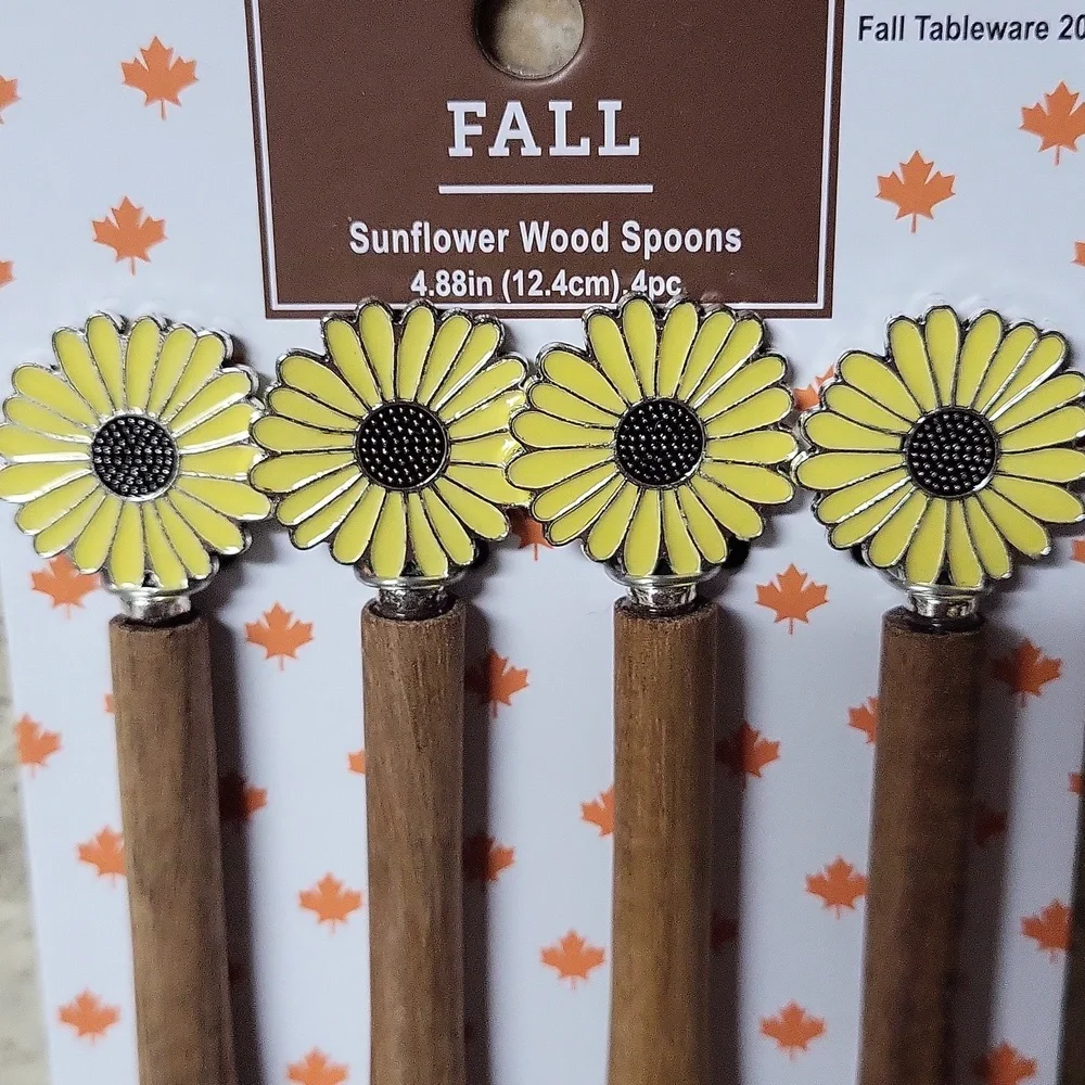 Wooden Spoons Set Fall Theme